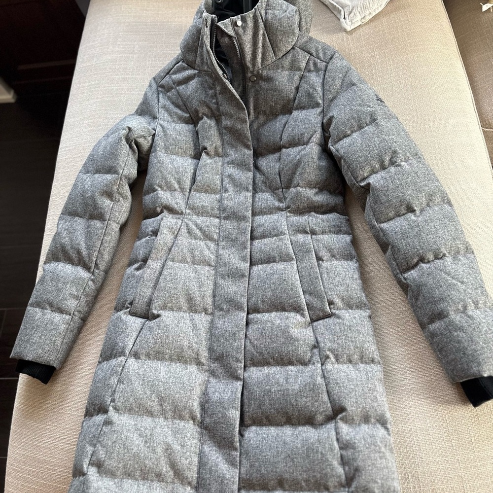 Woods Women's Gray Down Winter Coat XS